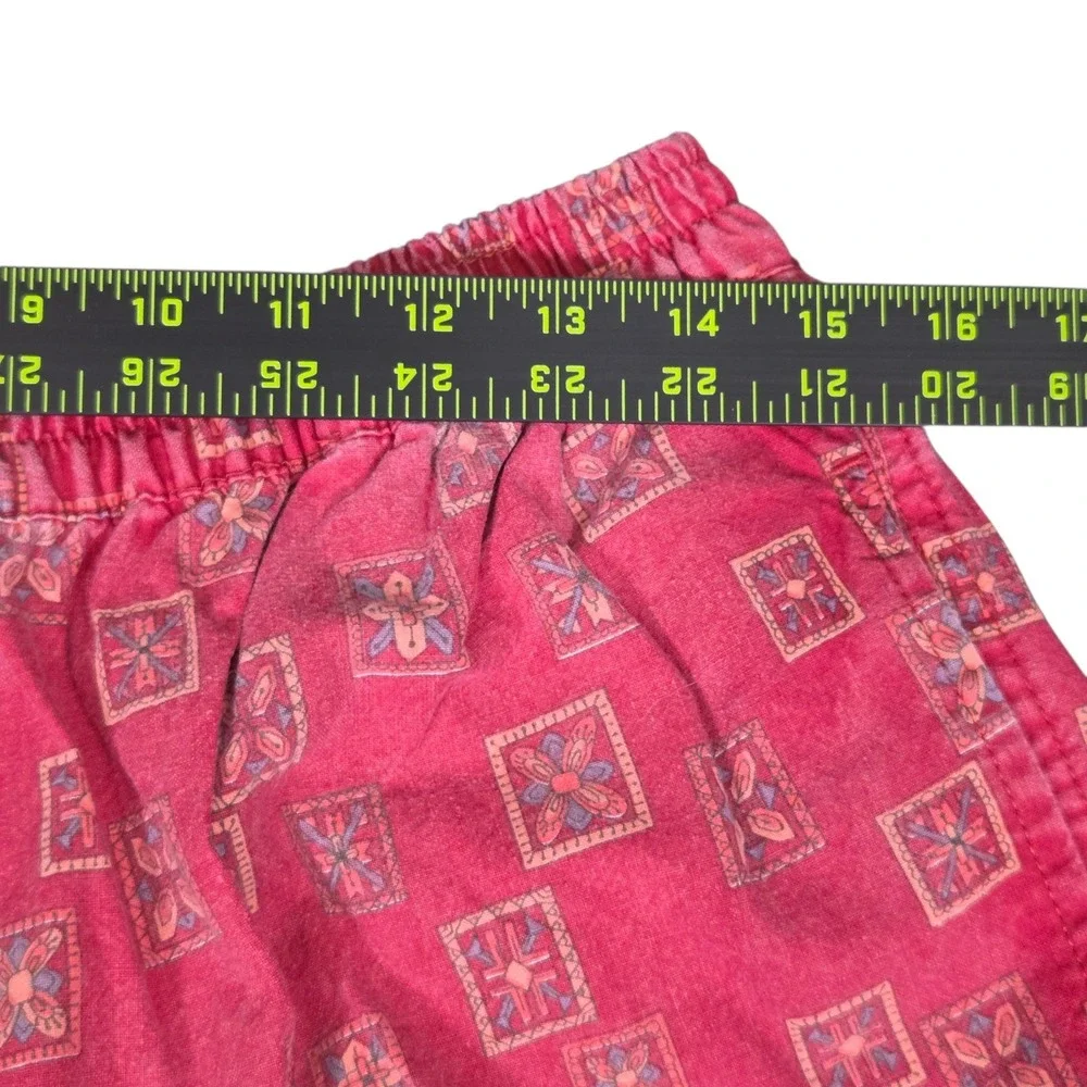 Lot Of 2 NWT LL‎ Bean Mens Y2K Blue Red Shorts Geometric Southwestern Large New